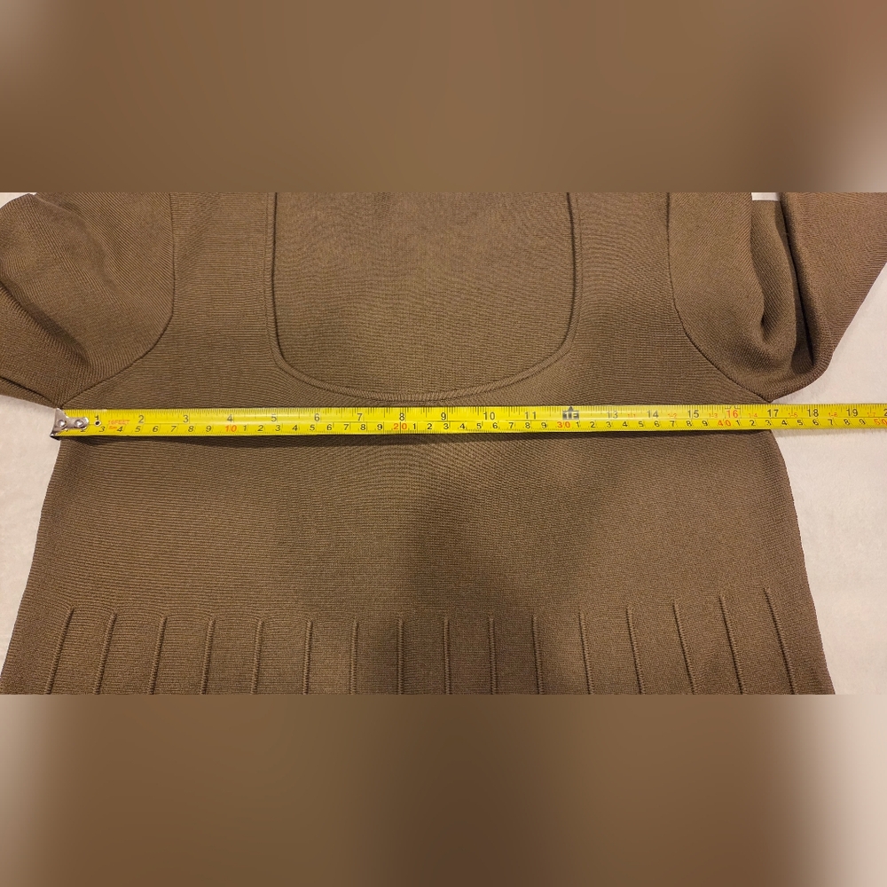 STAUD Military Green Long Sleeve Dress,Size XL. - Picture 11 of 16